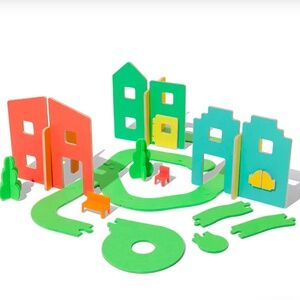 Lovevery Montessori Wooden modular village & pathway